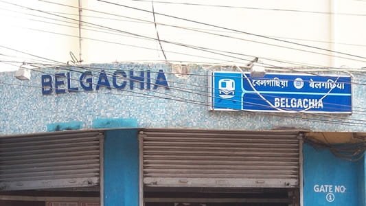 Belgachia Metro Station