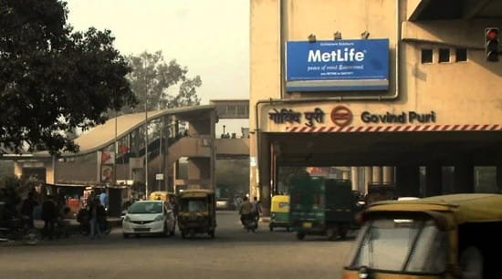 Govind Puri Metro Station