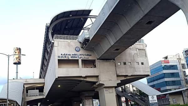 JNTU Metro Station, Hyderabad