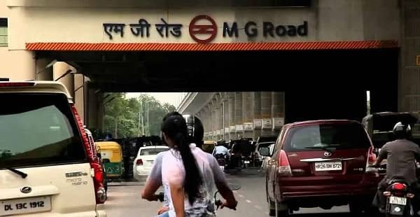 MG Road Metro Station, Delhi