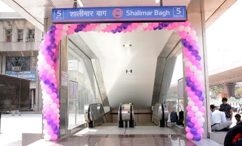Shalimar Bagh Metro Station