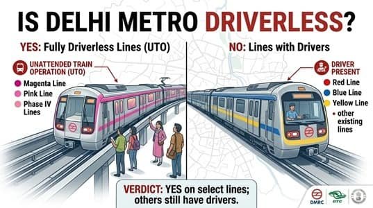Is Delhi Metro Driverless
