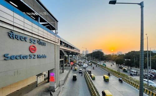 Sector 52 Metro Station Noida